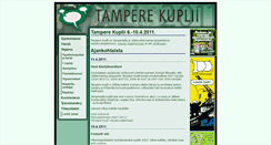 Desktop Screenshot of 2011.tamperekuplii.fi