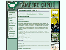 Tablet Screenshot of 2011.tamperekuplii.fi