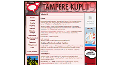 Desktop Screenshot of 2009.tamperekuplii.fi