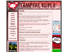 Tablet Screenshot of 2009.tamperekuplii.fi