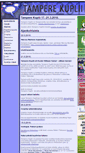 Mobile Screenshot of 2010.tamperekuplii.fi