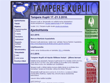 Tablet Screenshot of 2010.tamperekuplii.fi